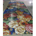 Цветочный узор Стеклянная мозаика настенная плитка (HMP808)